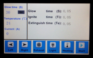 Glow wire tester flammability testing equipment