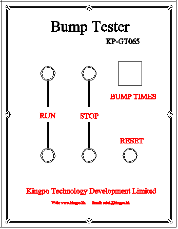 Bump Test Machine , IT Test Equipment For Electronic Apparatus Testing , Max Load 100kg 0