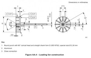 IEC80601-2-60 Loading Fan Construction Aluminum Close Connection