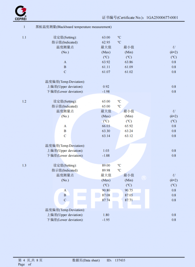 UV Radiation Test Equipment , Xenon Test Chamber Long Lamp Life 1200h 4